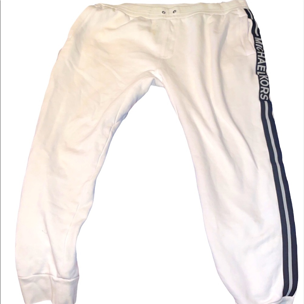 White Michael Kors sweatpants